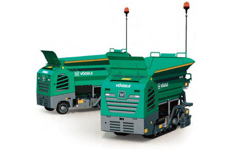 Vögele ha lanzado con éxito al mercado europeo sus extendedoras más pequeñas, sobre orugas Mini 500 y sobre ruedas Mini 502.