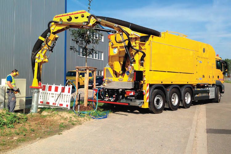 El MTS es un sistema seguro, dado que su alta potencia de excavación por aspiración evita el contacto de superficies metálicas salvaguardando los servicios existentes.