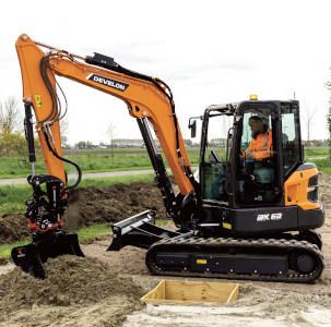 Miniexcavadoras de Develon