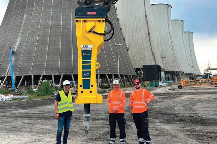 Martillo hidráulico HB 5800 de Epiroc.