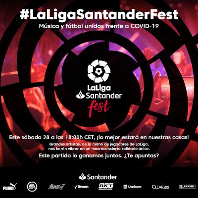 BKT «Patrocinador Global de la Liga» a favor de un gran Concierto Virtual para recaudar fondos contra el Covid-19