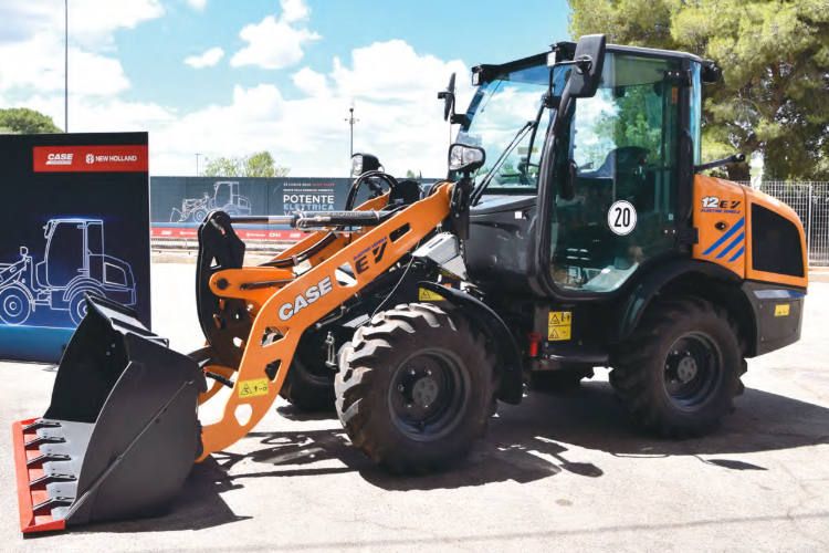 Cargadora compacta de ruedas de cero emisiones de Case