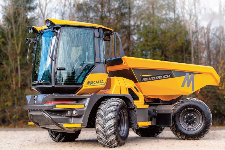 El nuevo dúmper de obra Revotruck de Mecalac