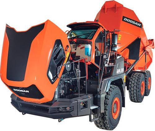 Dúmperes articulados Doosan DA30 y DA45