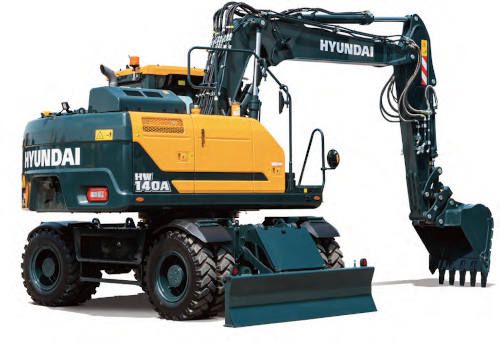 Excavadoras de ruedas Hyundai Serie A