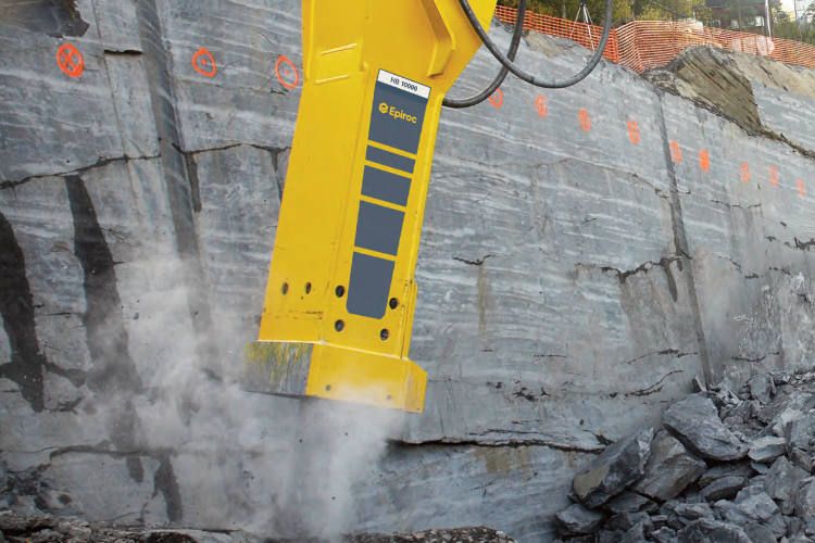 60 años del martillo de Epiroc