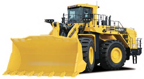 Komatsu anuncia el lanzamiento de la nueva cargadora de ruedas WA800-8