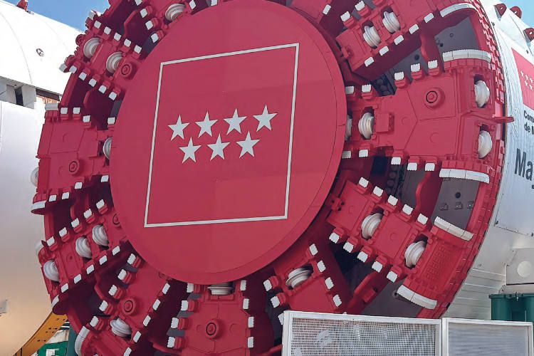 Tuneladora para el Metro de Madrid