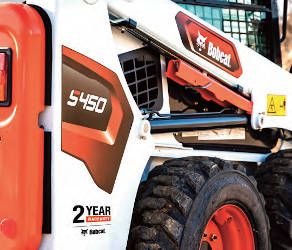 Garantías ampliadas para los equipos Bobcat
