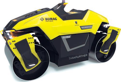 Robomag, rodillo tándem automático de Bomag