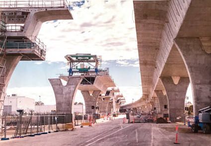 Caída del hormigón