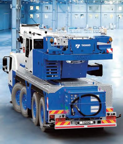 La primera grúa eléctrica de Tadano