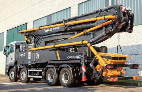 Bombas de hormigón CIFA-BARYSERV BS de la serie Cartotech