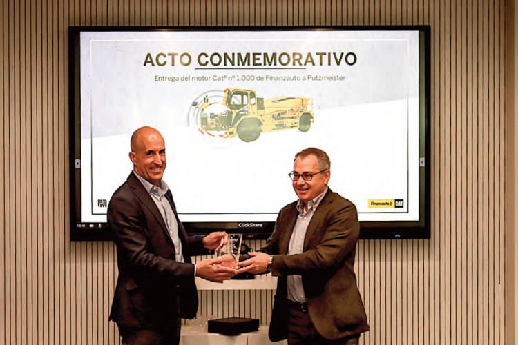 José Antonio Nieto, CEO de Putzmeister Ibérica, y Pierre Nicola Fovini, CEO de Finanzauto.