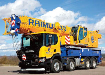 La Grúa móvil Liebherr LTF 1060-4.1