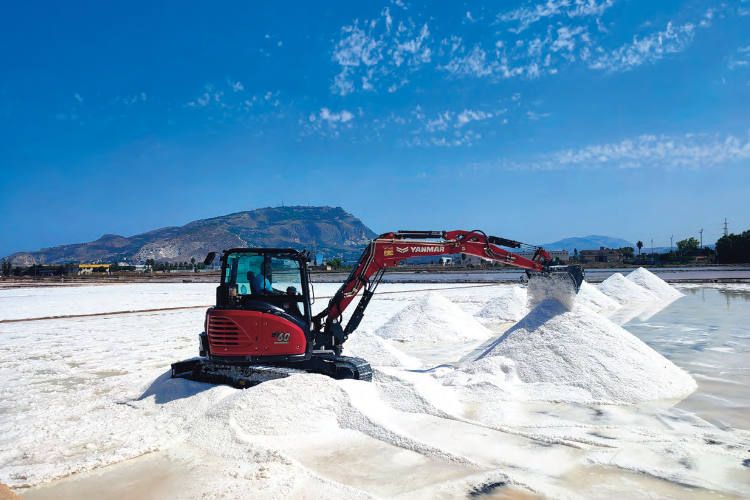 Miniexcavadora Yanmar en Salina Culcasi